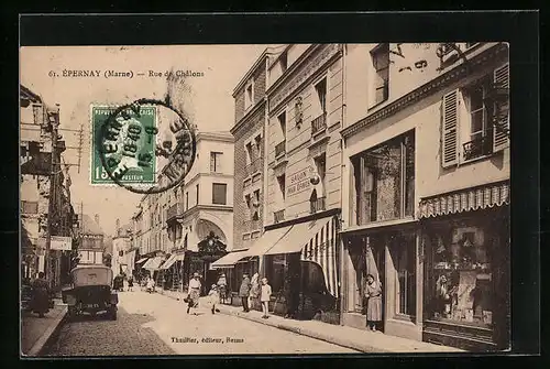 AK Épernay, Rue de Châlons