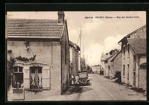 AK Crugny, Rue des Quatre-Vents