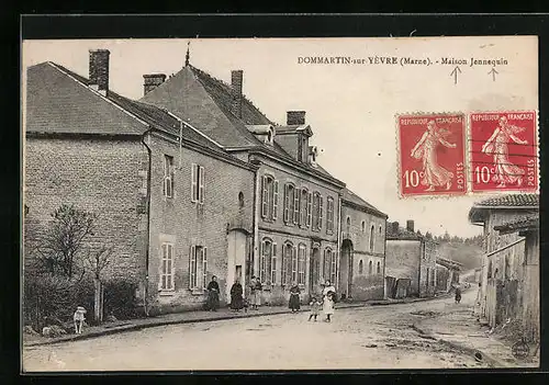 AK Dommartin sur Yèvre, La Maison Jennequin