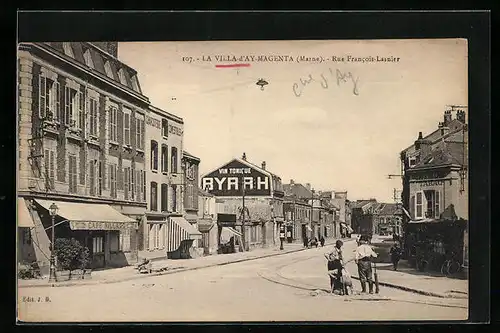 AK La Villa-d`Ay-Magenta, Rue Francois-Lasnier