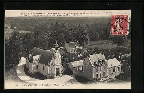 AK Chambord, L`Eglise et l`Ecole