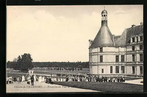 AK Chambord, Chateau - Procession du Voeu de Louis XIII