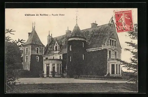AK Seillac, Le Chateau - Facade Ouest