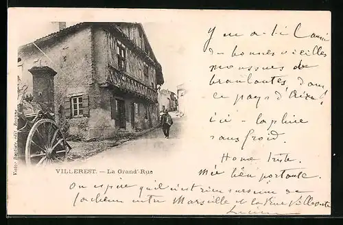 AK Villerest, la Grand'Rue