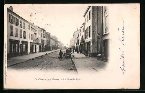 AK Le Coteau, la Grande Rue