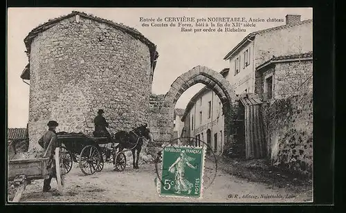 AK Cervière, ancien Chateau des Comtes du Forez