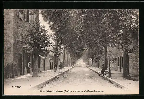 AK Montbrison, Avenue d`Alsace-Lorraine