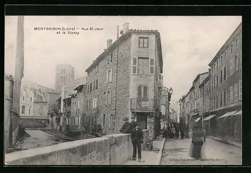 AK Montbrison, Rue St Jean et le Vizezy