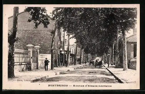 AK Montbrison, Avenue d`Alsace-Lorraine