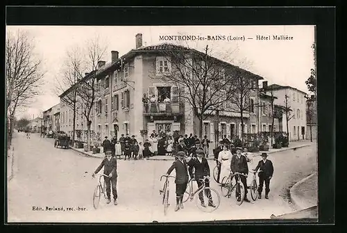 AK Montrond-les-Bains, Hôtel Malliére