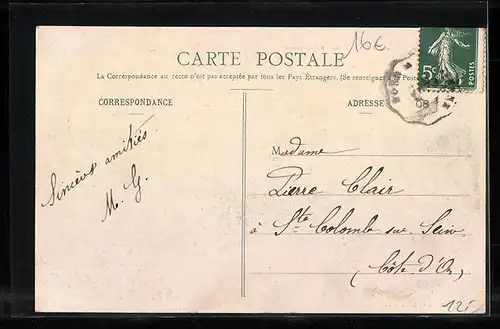 AK Boen-sur-Lignon, Rue de Clermont