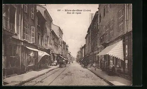 AK Rive-de-Gier, Rue de Lyon