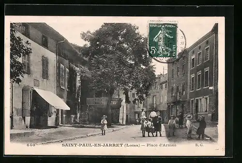 AK St-Paul-en-Jarret, Place d`Armes