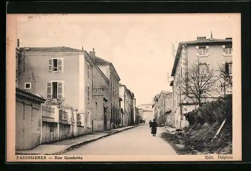 AK Panissières, Rue Gambetta