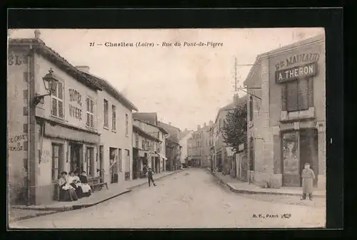 AK Charlieu, Rue du Pont-de-Pierre