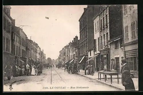 AK Le Coteau, Rue Nationale