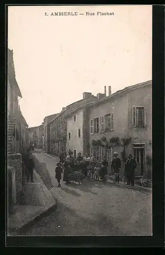 AK Ambierle, Rue Flachat