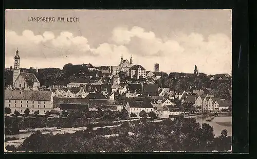 AK Landsberg am Lech, Panorama