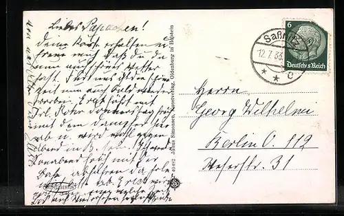 AK Sassnitz / Rügen, Strandidylle