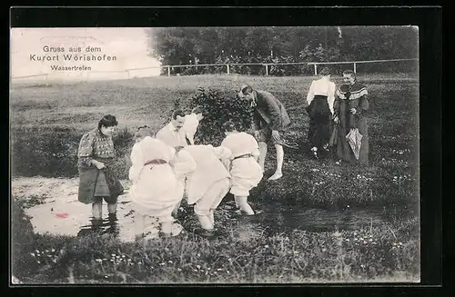 AK Wörishofen, Damen beim Wassertreten