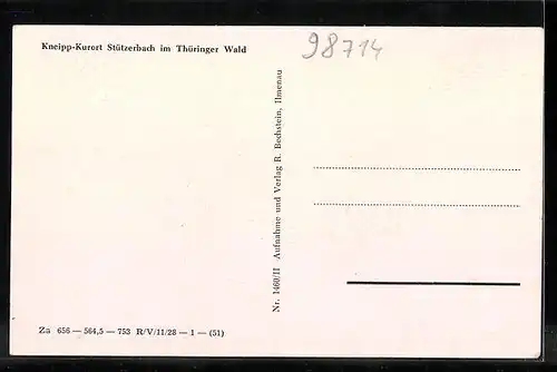 AK Stützerbach im Thüringer Wald, Eingang des Kneipp-Bades