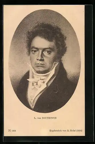 AK Portrait des Komponisten L. van Beethoven