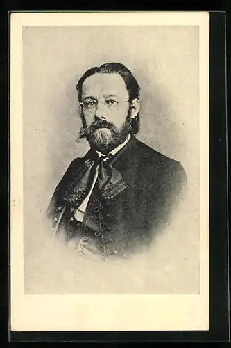 AK Tschechischer Komponist Bedrich Smetana im Portrait