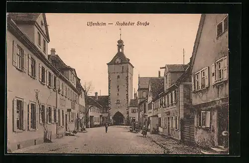 AK Uffenheim, Kinder in der Ansbacher Strasse