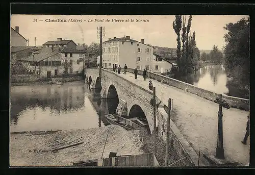 AK Charlieu, Le Pont de Pierre et le Sornin