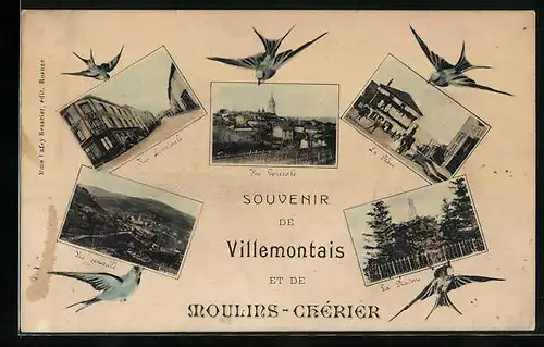 AK Moulins-Chèrier, Vue gènèrale, Villemontais