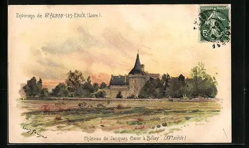 Künstler-AK Boisy, Chateau de Jaques