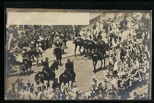 AK Kaiser-Jubiläums-Huldigungs-Festzug Wien 12. Juni 1908