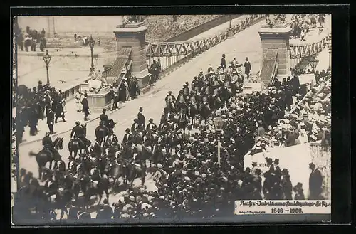 AK Kaiser-Jubiläums-Huldigungs-Festzug 1848-1908