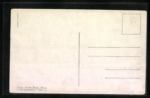 Künstler-AK Kaiser-Jubiläums-Huldigungs-Festzug, Wien 1908