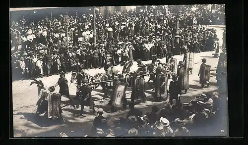 AK Kaiser-Jubiläums-Huldigungs-Festzug Wien, 12. Juni 1908, Historische Gruppe