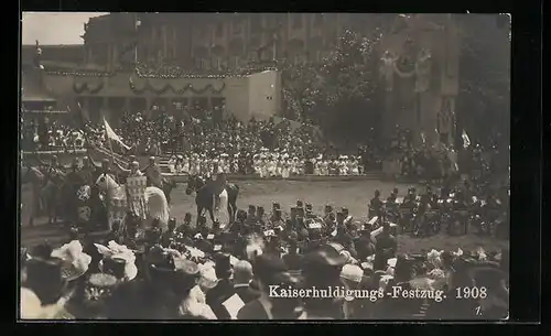 AK Kaiser-Jubiläums-Huldigungs-Festzug, Wien 1908, Historische Gruppe
