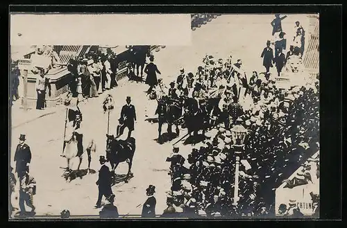 AK Kaiser-Jubiläums-Huldigungs-Festzug Wien 1908