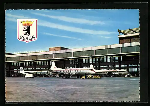AK Berlin, Zentralflughafen Tempelhof, Wappen