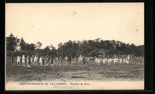 AK Valloires, Préventorium, Terrain de Jeux