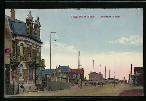 AK Quend-Plage, Avenue de la Plage