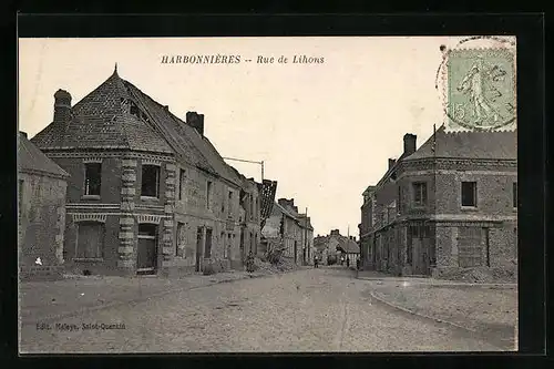 AK Harbonnières, Rue de Lihons