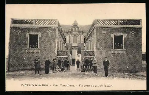 AK Cayeux-sur-Mer, Villa Notre-Dame, Vue prise du coté de la Mer