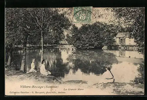 AK Villers-Bocage, La Grande Mare