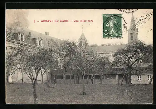 AK Crouy-Saint-Pierre, Abbaye du Gard, Vue Intérieure