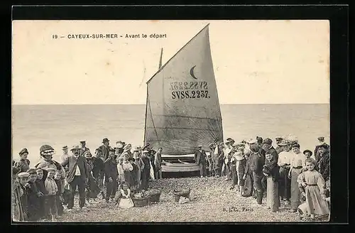 AK Cayeux-sur-Mer, Avant le départ