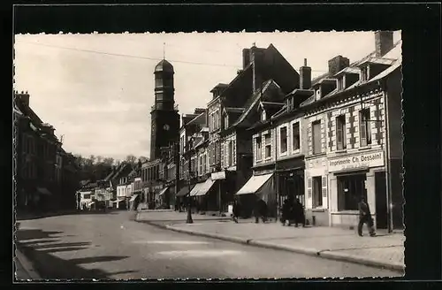 AK Doullens, Rue du Bourg