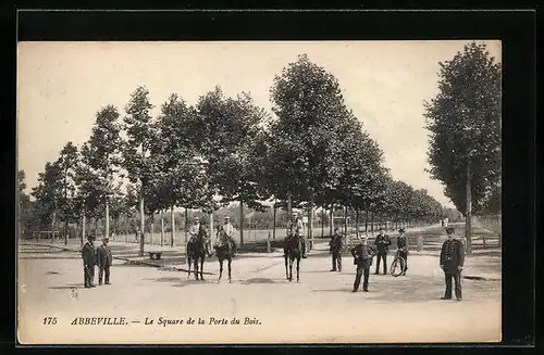 AK Abbeville, Le Square de la Porte du Bois
