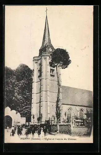 AK Huppy, L`Eglise et l`entrée du Chateau