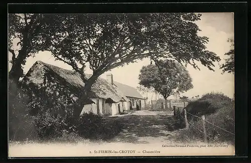 AK Saint-Firmin-les-Crotoy, Chaumière