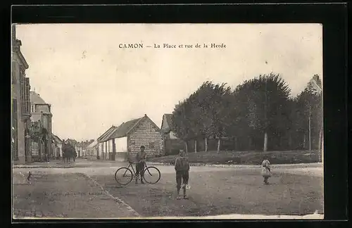 AK Camon, La Place et rue de la Herde